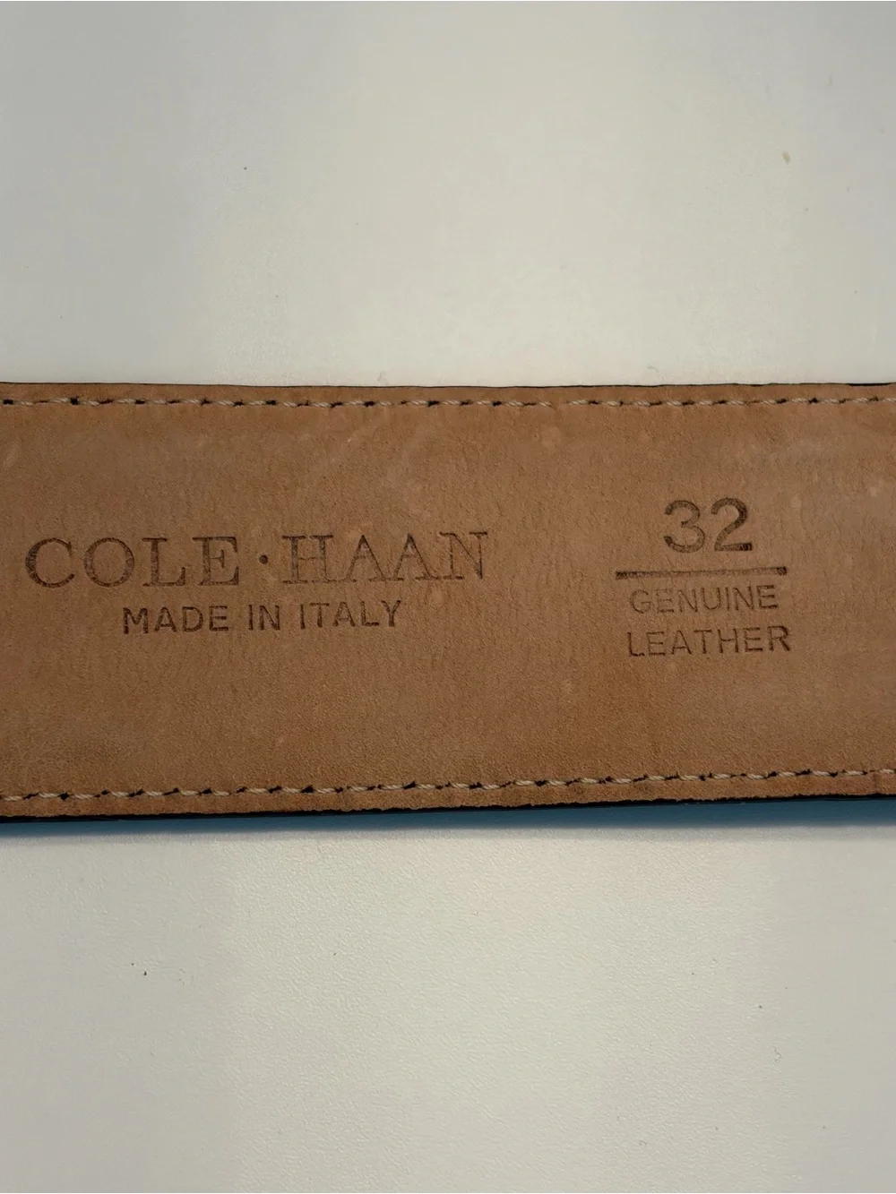 Genuine Leather Italian Made Chole Haan Belt